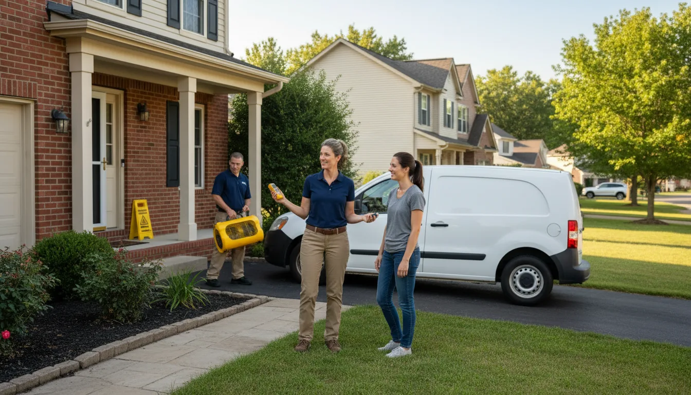 Water restoration image for Water Damage & Restoration Services in Batesville, AR